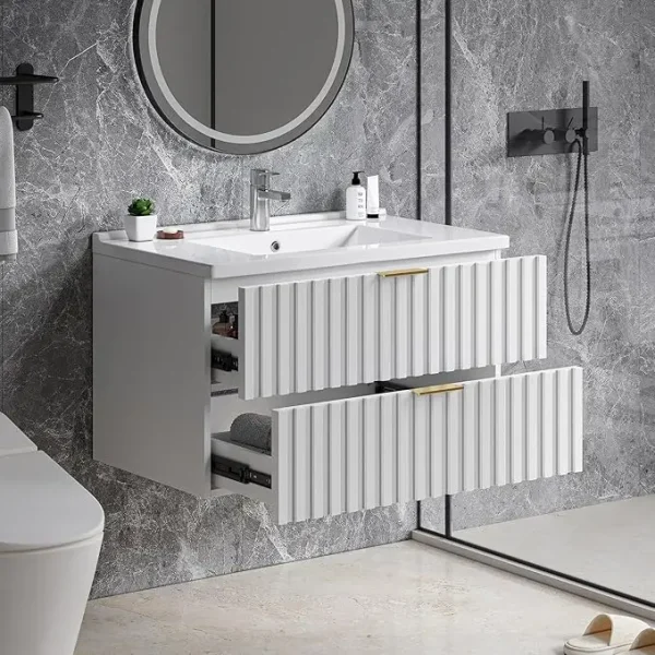 Floating Bathroom Vanity Sink Combo