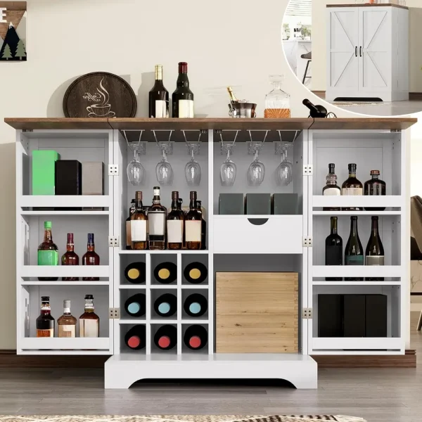 Wine Liquor Bar Cabinet