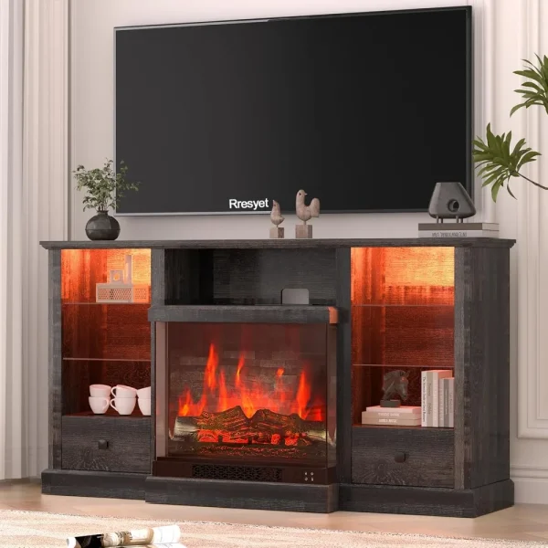 Fireplace TV Stand