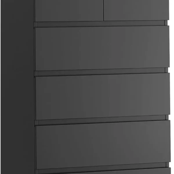 7 Drawer,Black Chest of Drawers